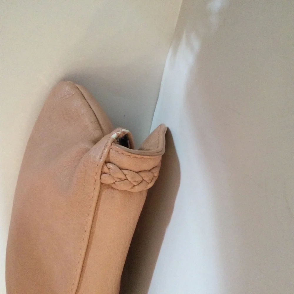 Urban Expressions Certified Vegan Dark Peach Color Snap Clutch Beautiful Bag